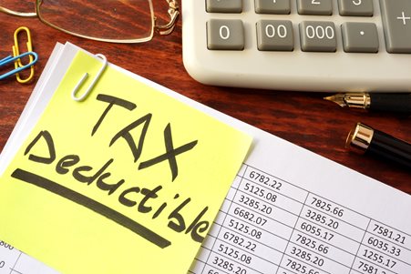 tax deductible sticky note