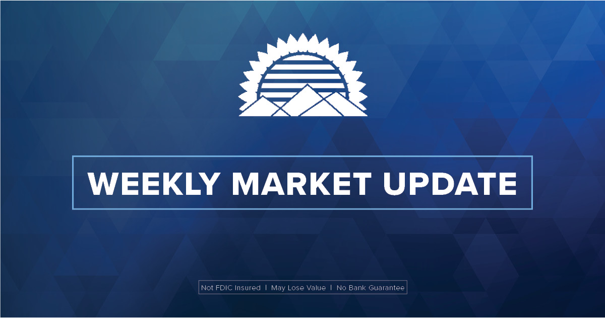 Weekly Market Update text with Sunflower logo above