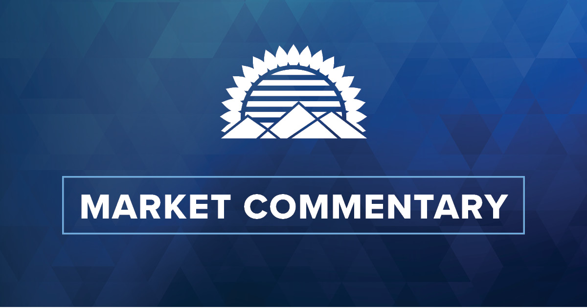 sunflower bank logo and the words market commentary