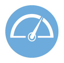 credit and identity monitoring bazing icon