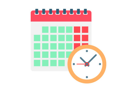  calendar clock