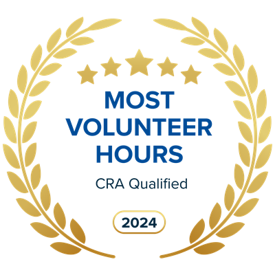 Most volunteer hours that are CRA qualified